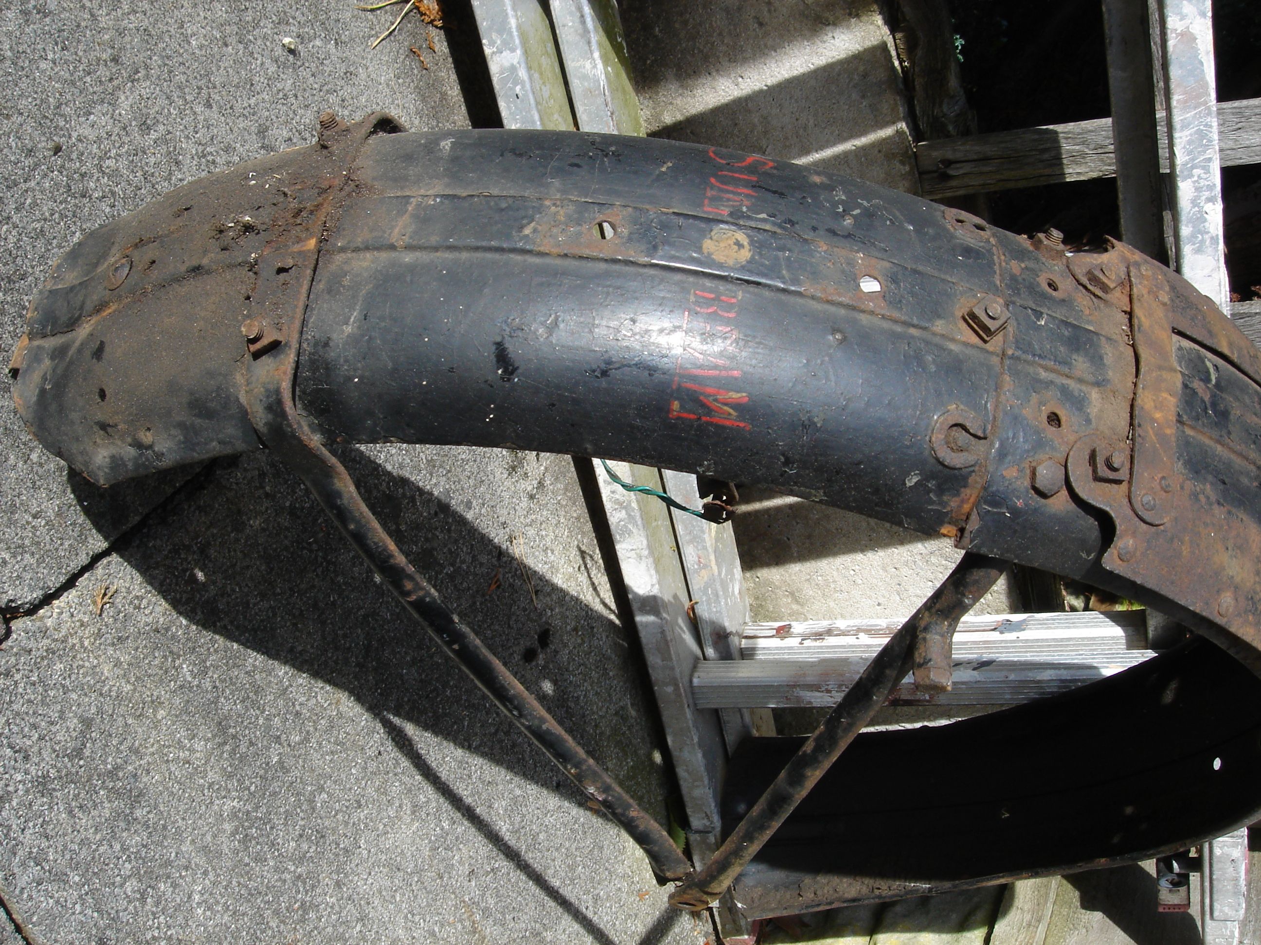 Triumph Mudguard model 5/5 1935 1936